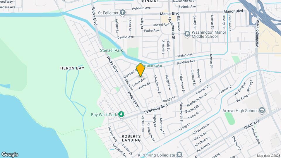 1687 Lanier Ave Mapa y Detalles de la Ubicación
