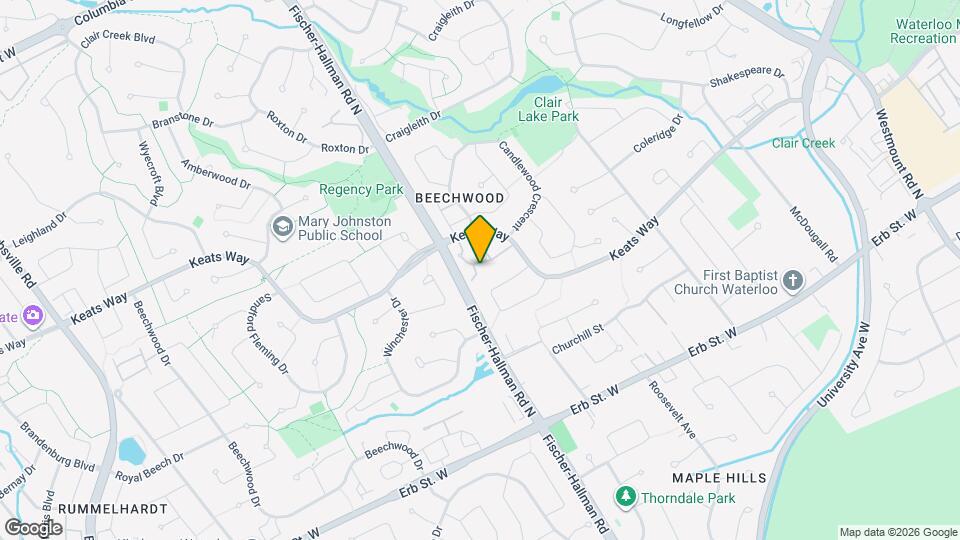 407 Keats Way Map and Location Details