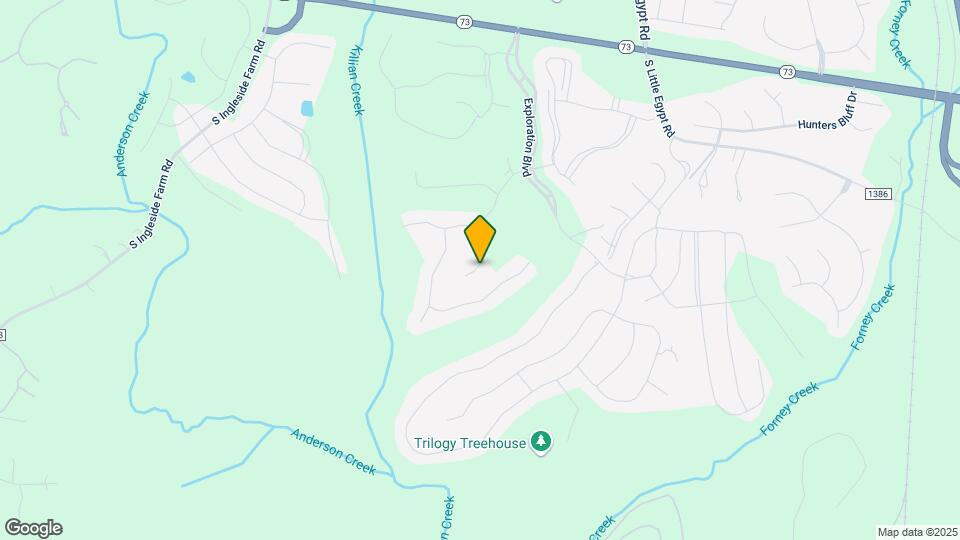 305 Hemlock Bluff Ct Map and Location Details