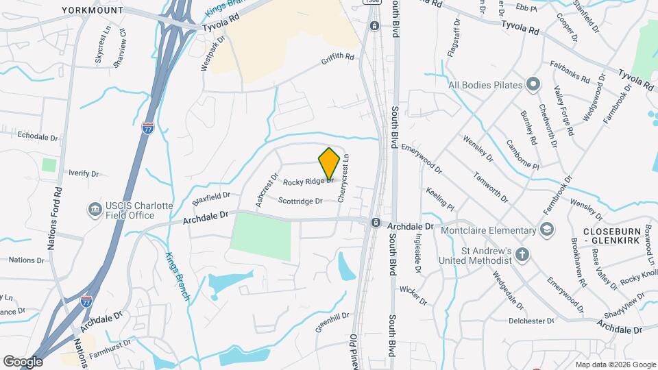 1128 Rocky Ridge Dr Mapa y Detalles de la Ubicación