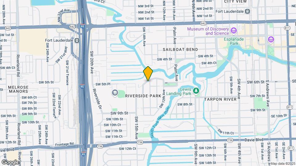 543a SW 14th Ave Map and Location Details