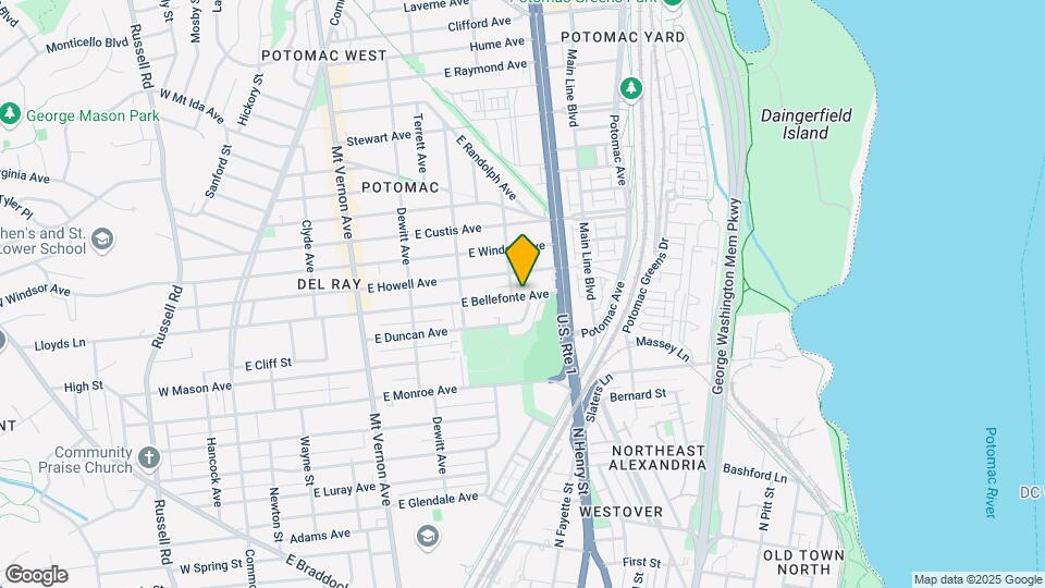504 E Bellefonte Ave Mapa y Detalles de la Ubicación