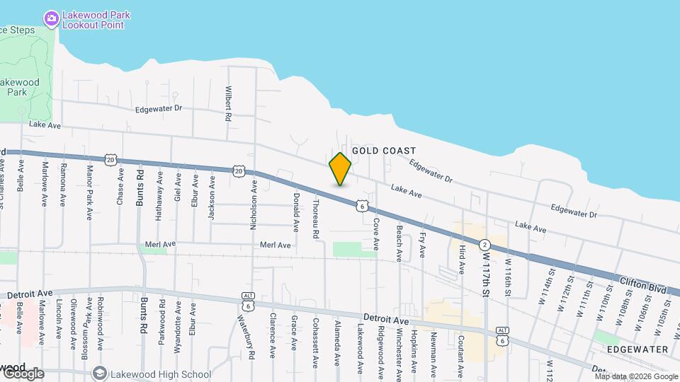 12564 Clifton Blvd, Unit 12564 Clifton Map and Location Details