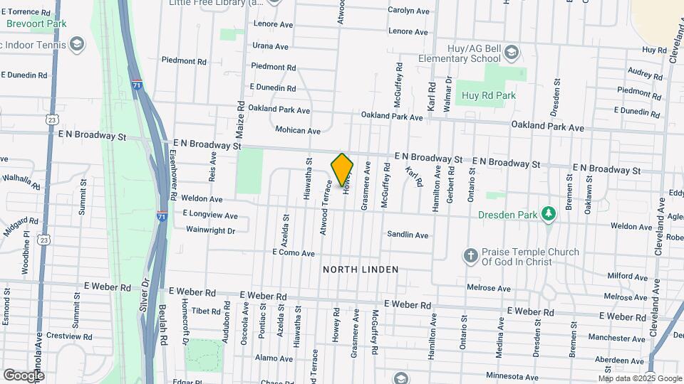 3075 Howey Rd Map and Location Details