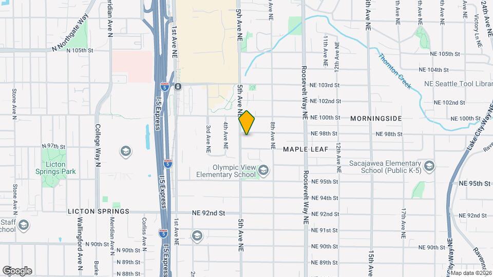 9710 5th Ave NE Map and Location Details