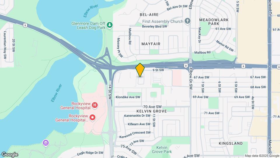 1305 Glenmore Trl SW Map and Location Details