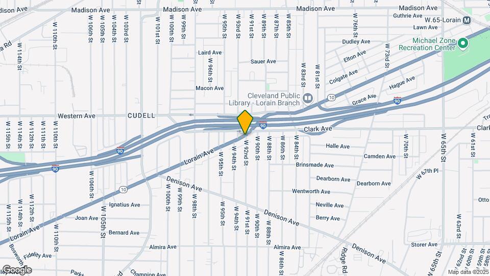 9201 Lorain Ave, Unit 4 Map and Location Details