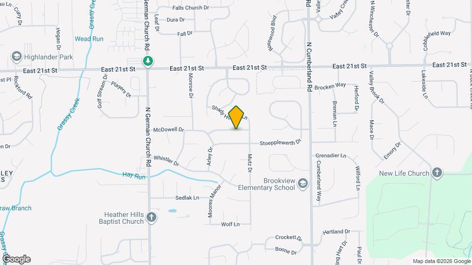 11401 McDowell Dr Map and Location Details