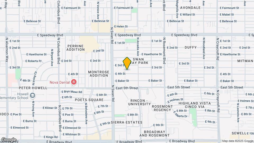 4809 E 4th St Map and Location Details