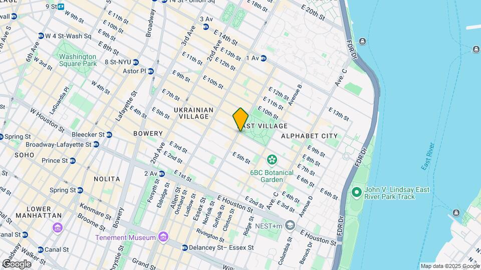 132 E 7th St Mapa y Detalles de la Ubicación