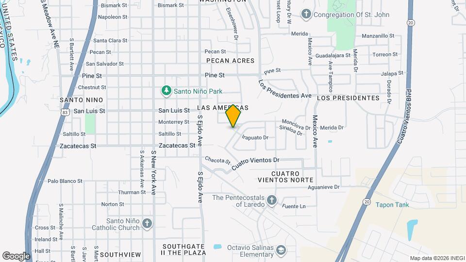 3222 Monclova Dr Map and Location Details