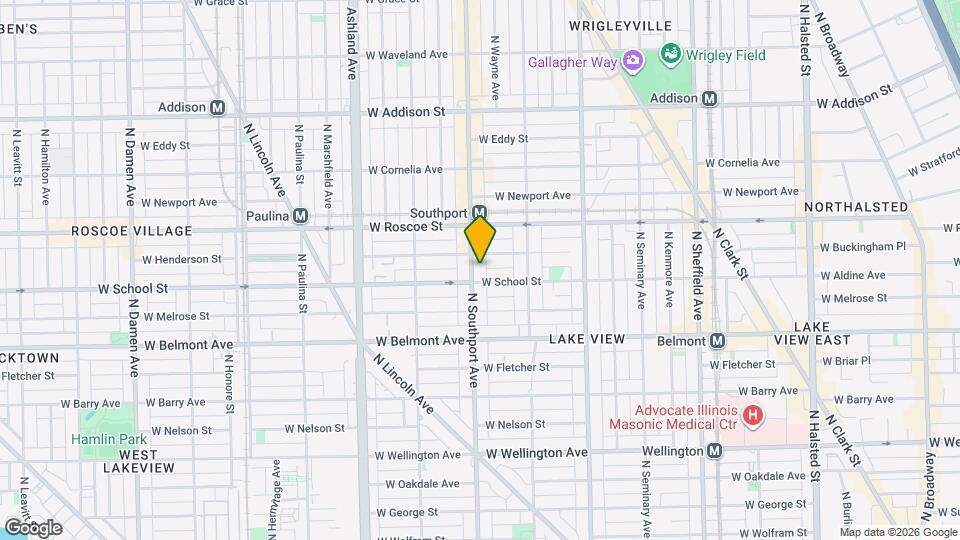 3311 N Southport Ave, Unit 2 Mapa y Detalles de la Ubicación