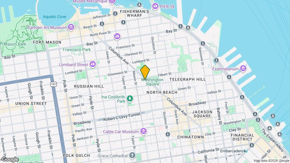 1731 Powell St Map and Location Details