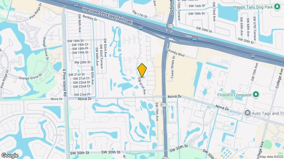 8011 SW 22nd Ct Map and Location Details