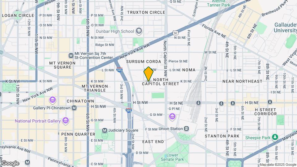 70 K St NW Map and Location Details