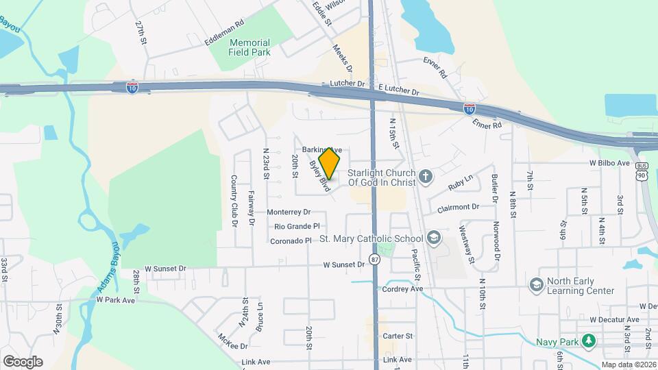 2918 Byley Blvd Mapa y Detalles de la Ubicación