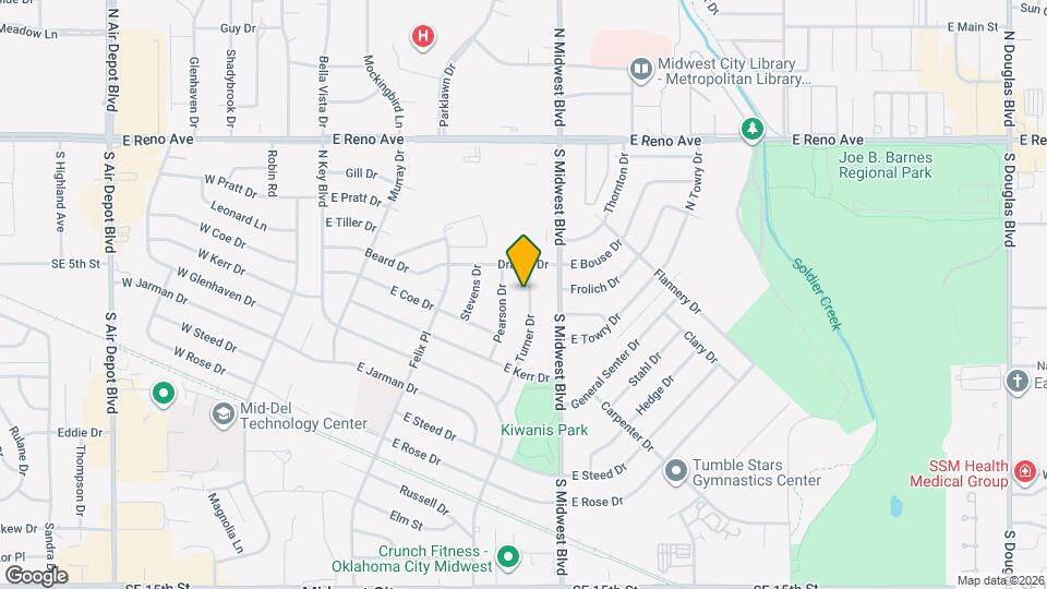 2129 Turner Dr Map and Location Details