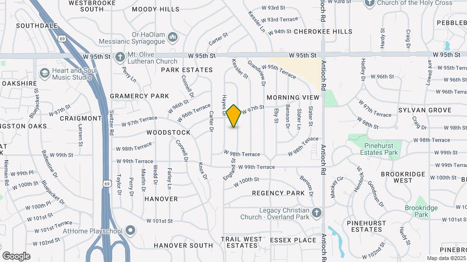 9720 England Dr Map and Location Details