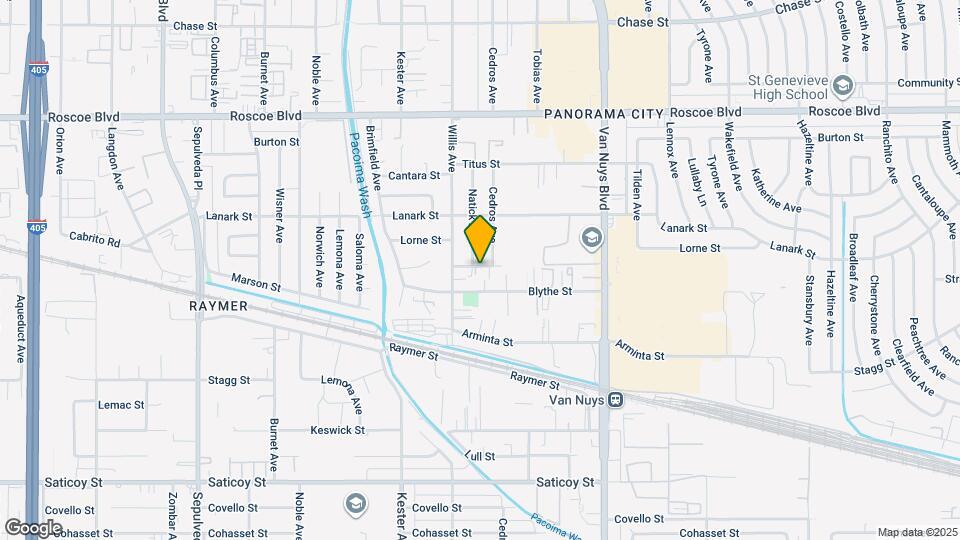 14724 Strathern St Map and Location Details