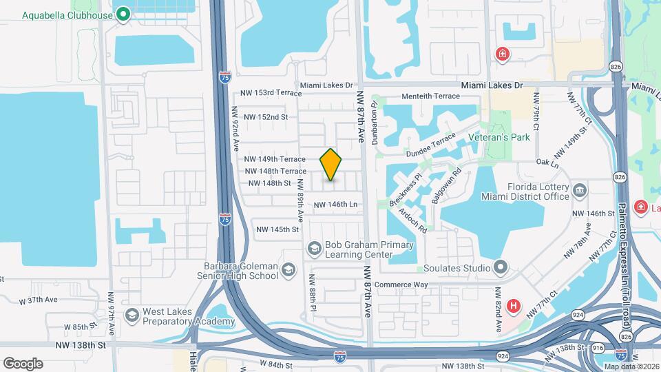 14756 NW 88th Ave Map and Location Details