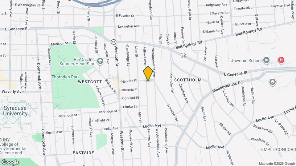 205 Fellows Ave Map and Location Details