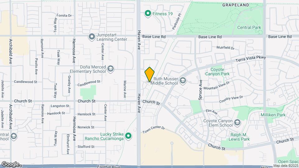 7619 Haven Ave Map and Location Details