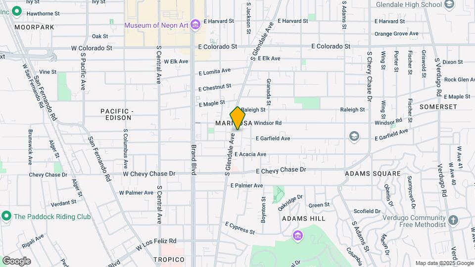 812 S Glendale Apartments Mapa y Detalles de la Ubicación