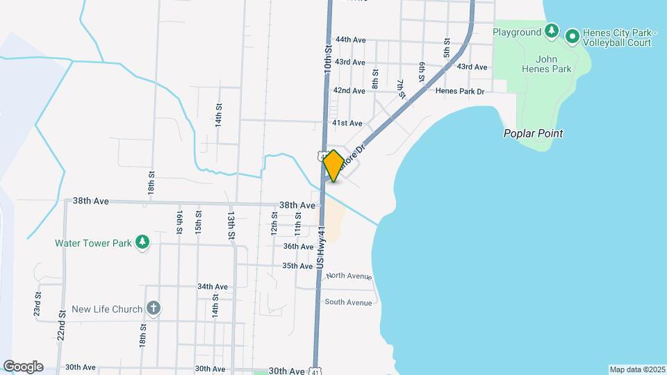 3850 N Shore Dr-Unit -3 Mapa y Detalles de la Ubicación