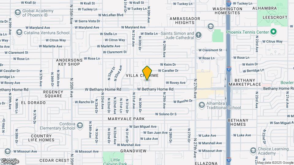 6020 N 30th Ave Map and Location Details