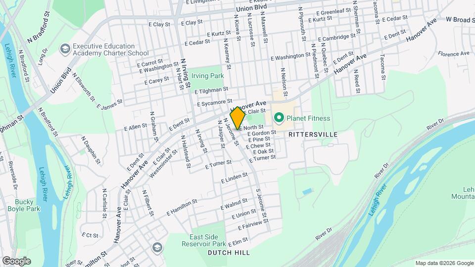 405 N Jerome St Map and Location Details