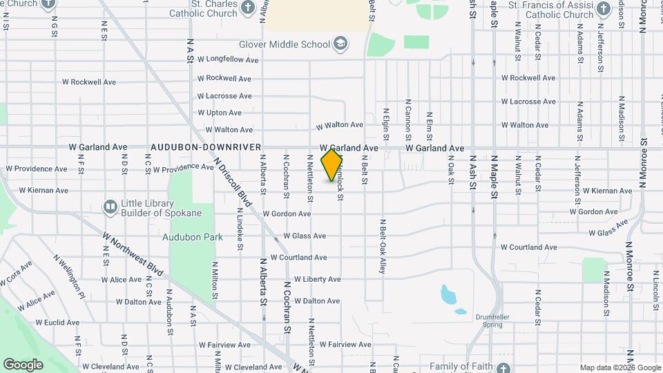 2310 W Kiernan Ave Map and Location Details