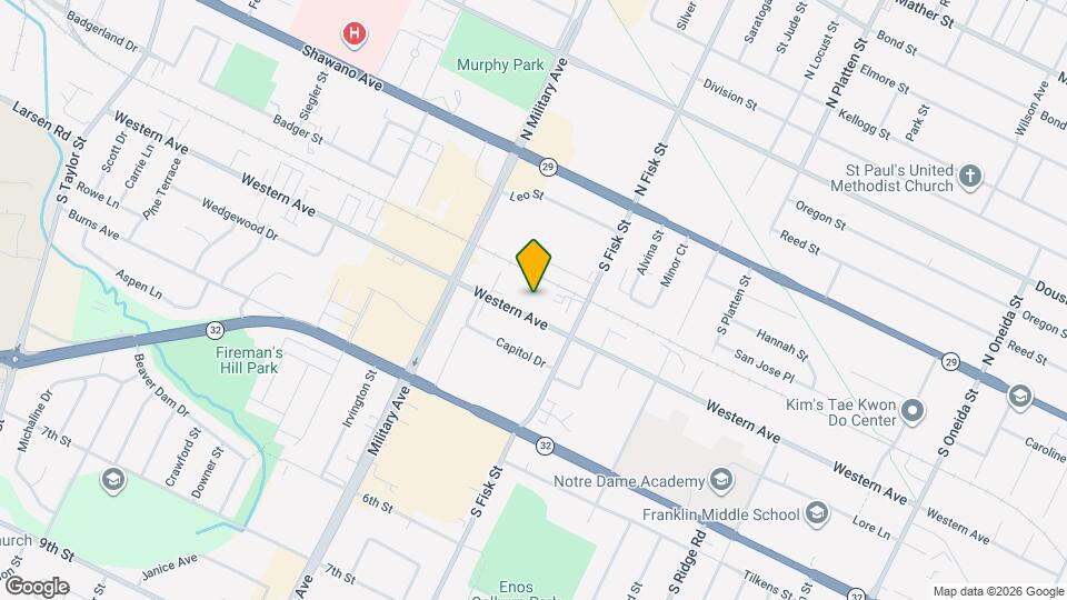 1508 Western Ave Mapa y Detalles de la Ubicación