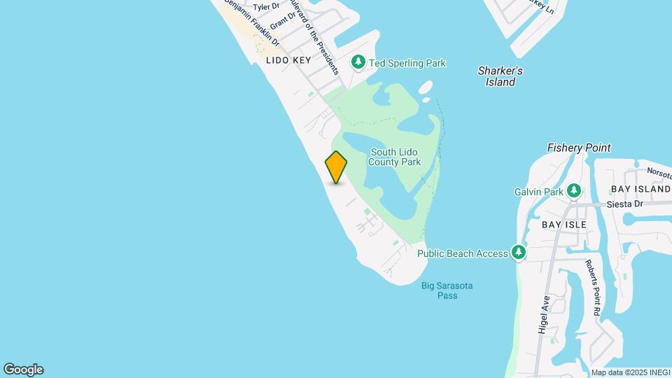 Lido Regency Mapa y Detalles de la Ubicación