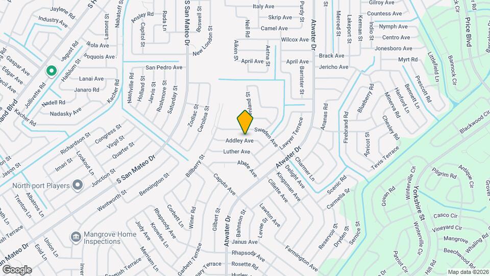 4668 Addley Ave Mapa y Detalles de la Ubicación
