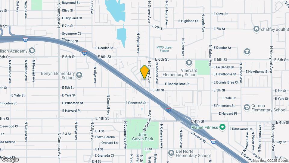 1322 N Parkside Dr Map and Location Details
