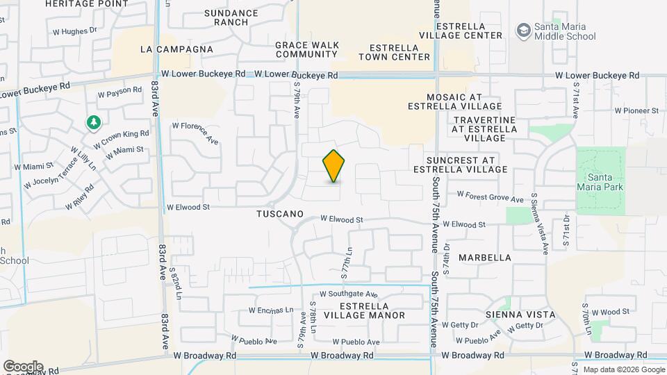 7815 West Riverside Avenue Mapa y Detalles de la Ubicación