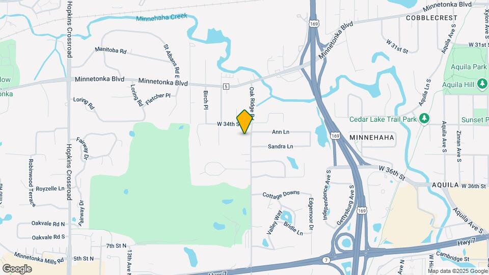 3412 Oak Ridge Rd Mapa y Detalles de la Ubicación
