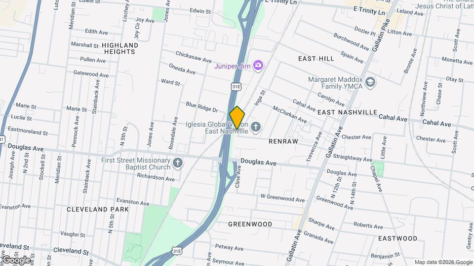 2401 Inga St Map and Location Details