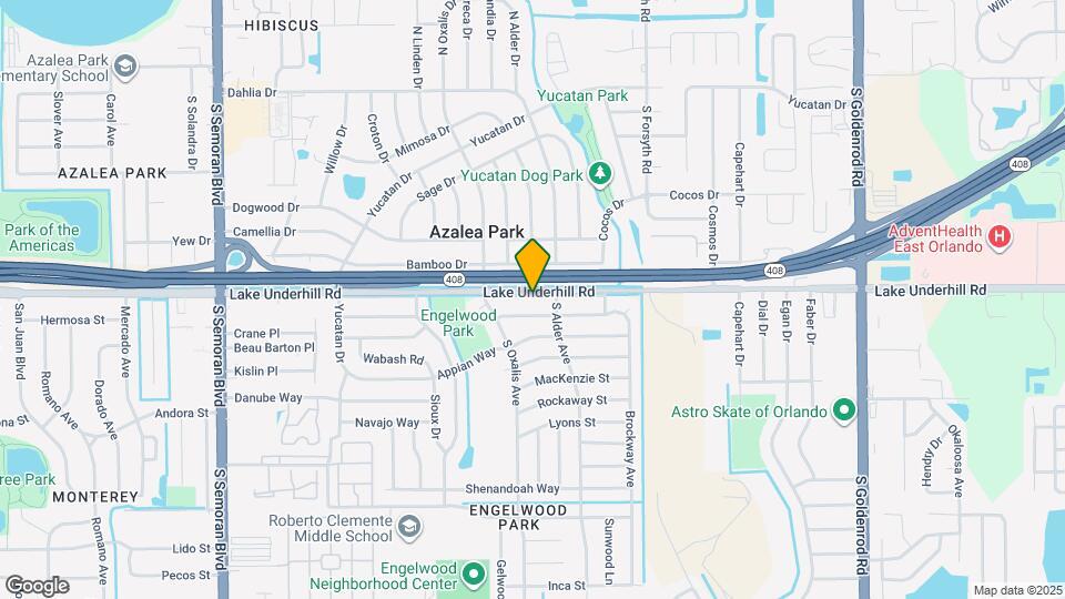 6310 Lake Underhill Rd Map and Location Details