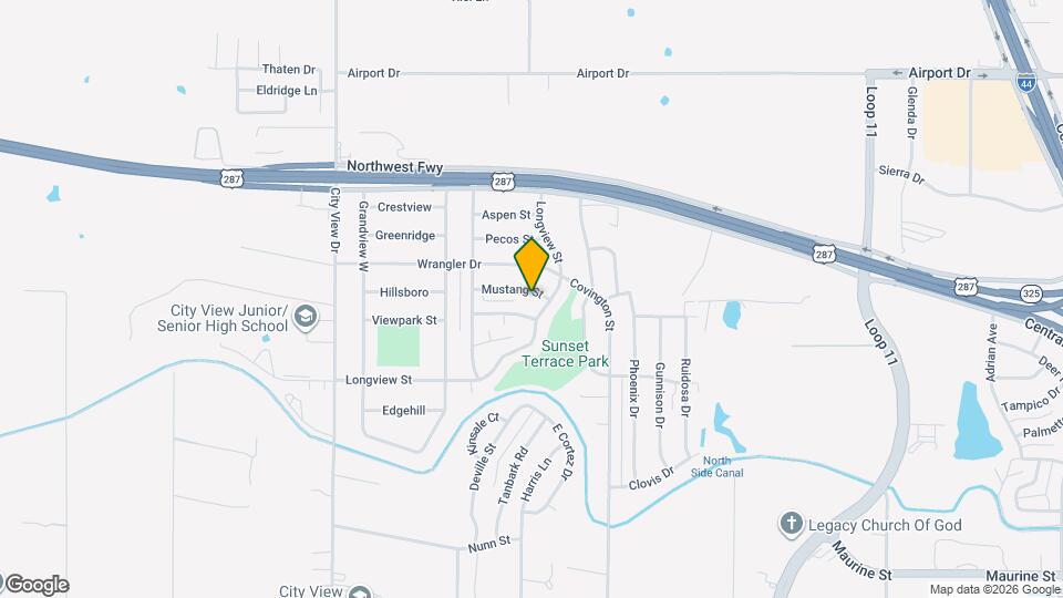 4103 Mustang St Map and Location Details