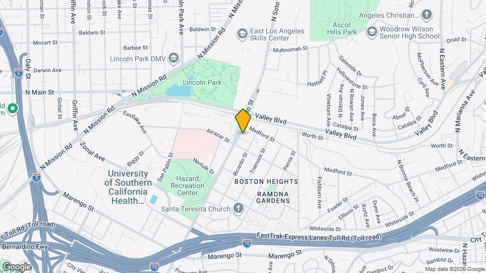 1638 N Soto St, Unit 1638 N Soto St Map and Location Details