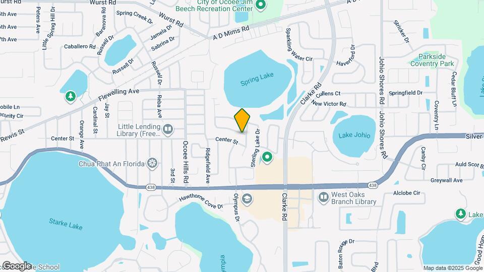 1423 Vickers Lake Dr Map and Location Details