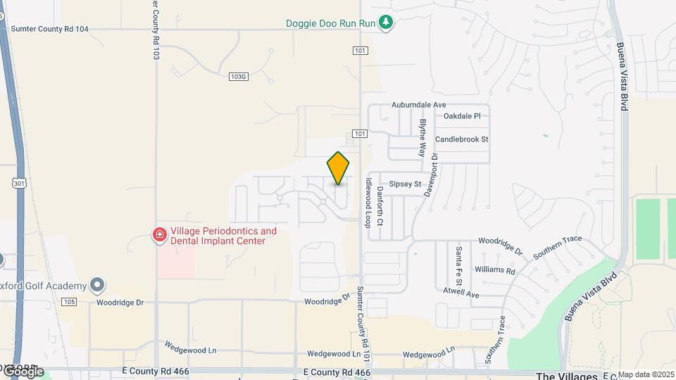 12387 NE 51st Terrace Map and Location Details