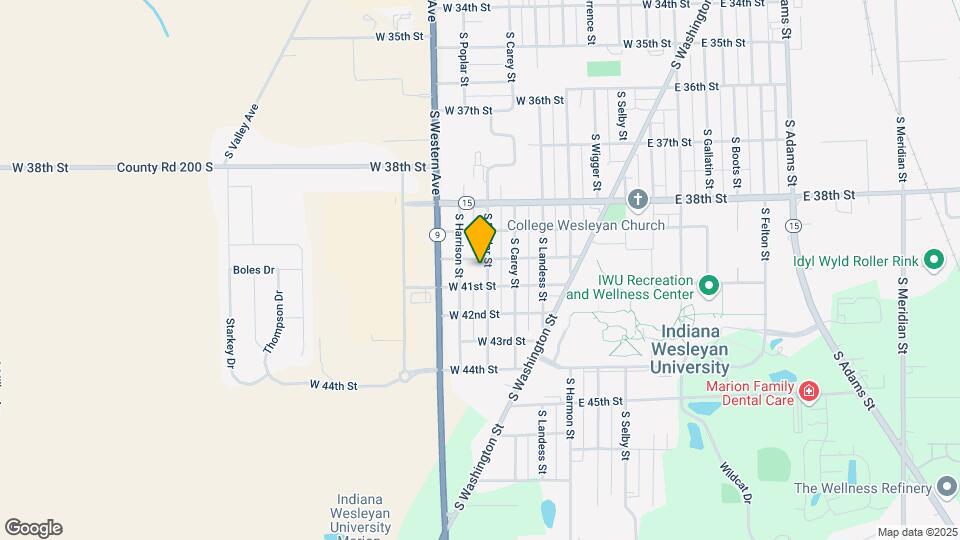 4008 S Poplar St Map and Location Details