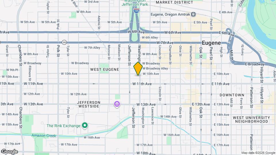 1038 Washington St Map and Location Details