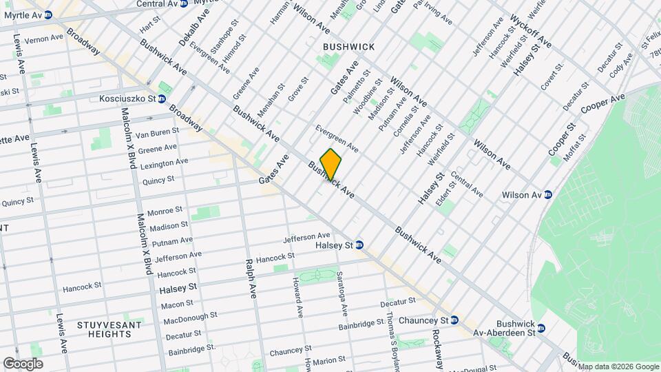 1136 Bushwick Ave, Unit Basement Map and Location Details