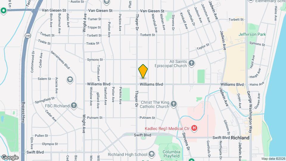 1310 Williams Blvd Map and Location Details