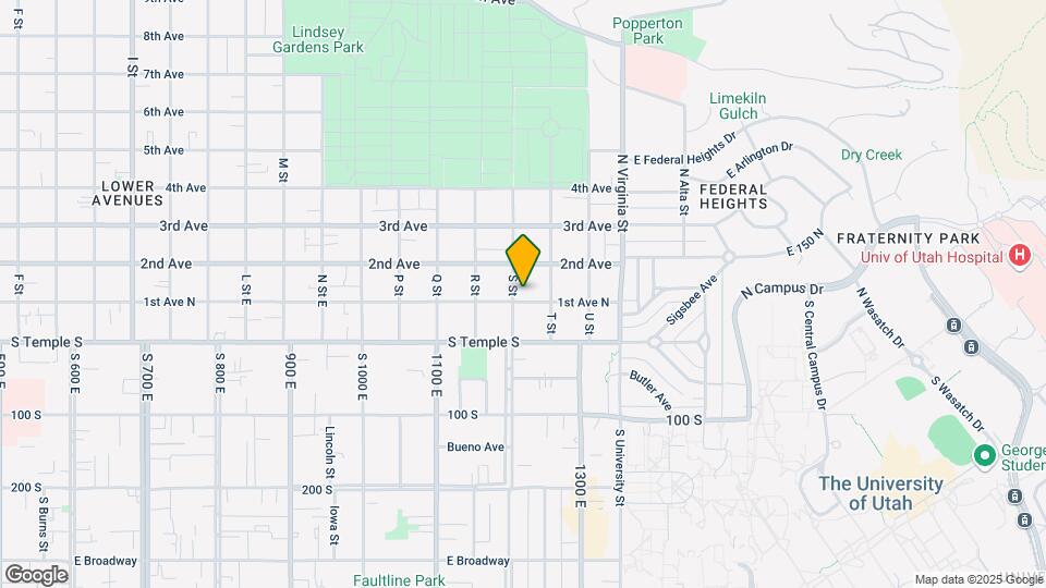 1109 1st Ave N, Unit 1 Map and Location Details