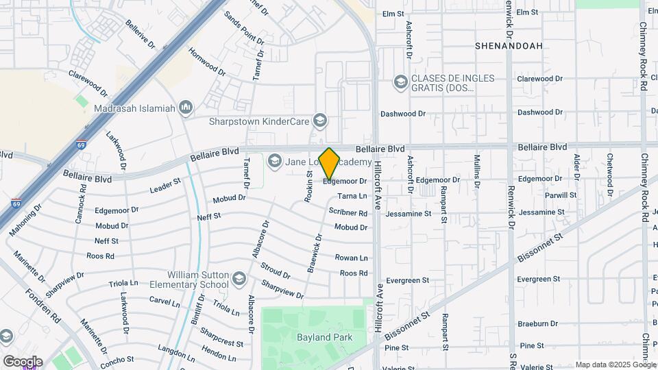 6417 Edgemoor Dr Mapa y Detalles de la Ubicación