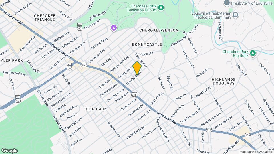 2112 Maryland Ave Map and Location Details